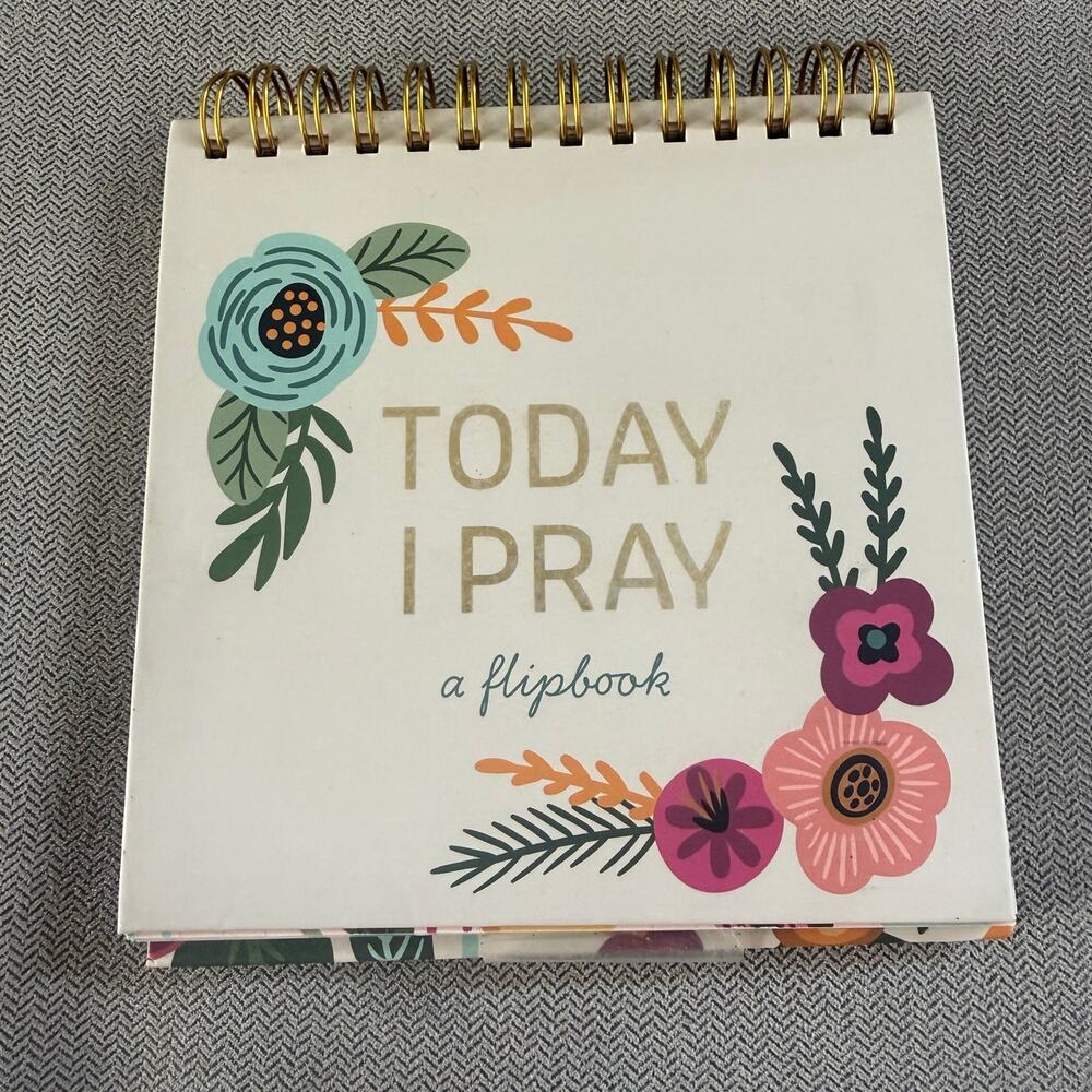 Today I Pray A Flipbook Christian Prayer Inspirational Spiral Bound Gift Book